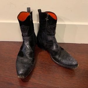Men’s Mark Nason Black Boots Size 9.5